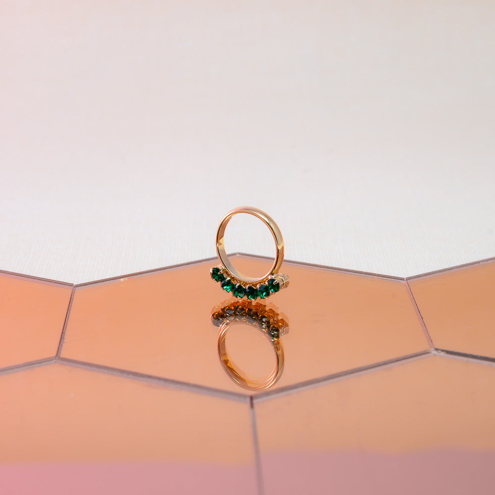 Emerald Tiger – Asteria Ring