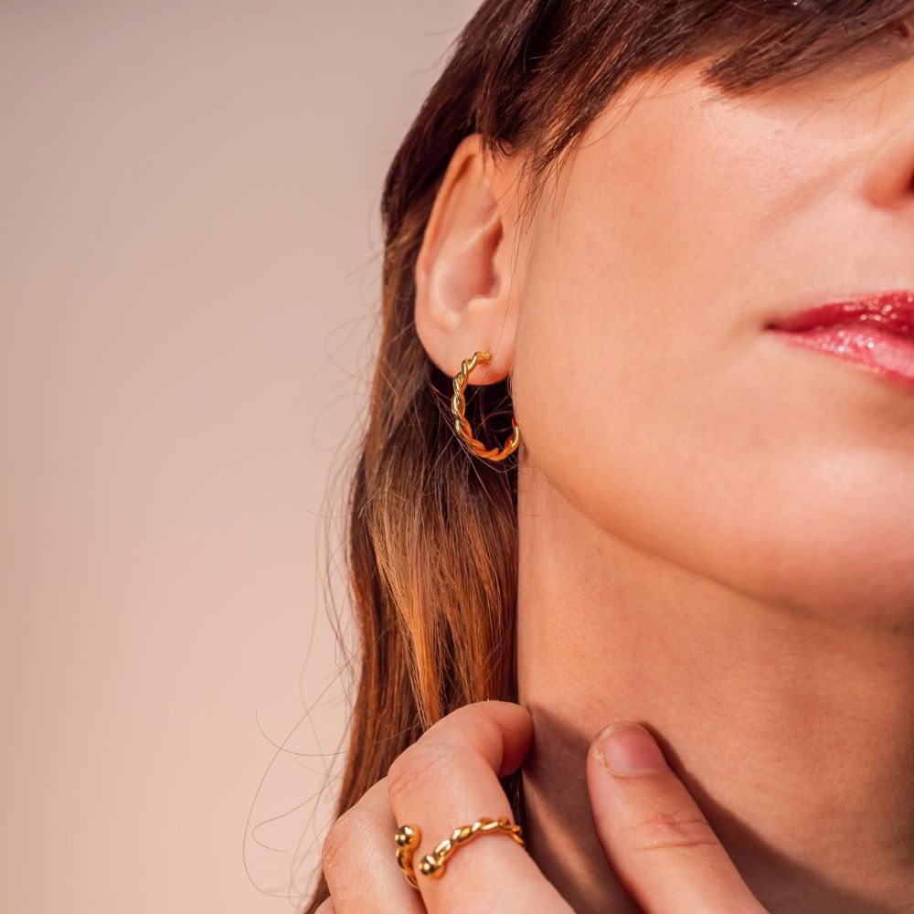 Emerald Tiger - NAXOS Earrings – Mini Hoops