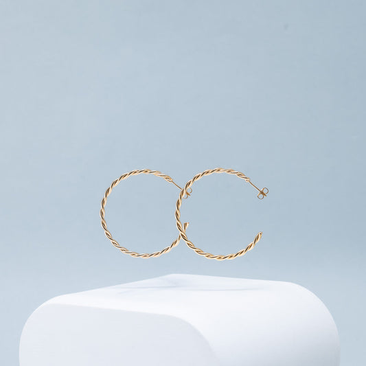 Emerald Tiger - NAXOS earrings – oversized hoop earrings