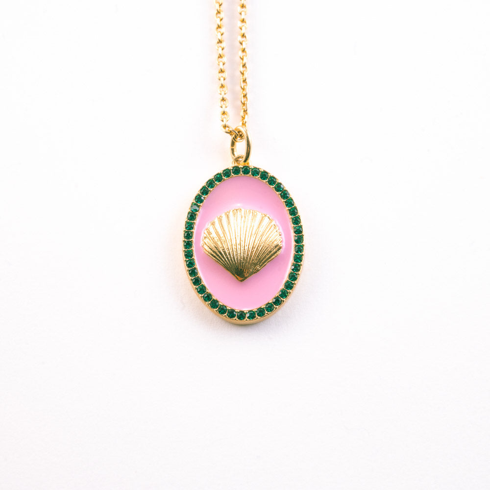 Emerald Tiger - La Madrague Medallion Necklace