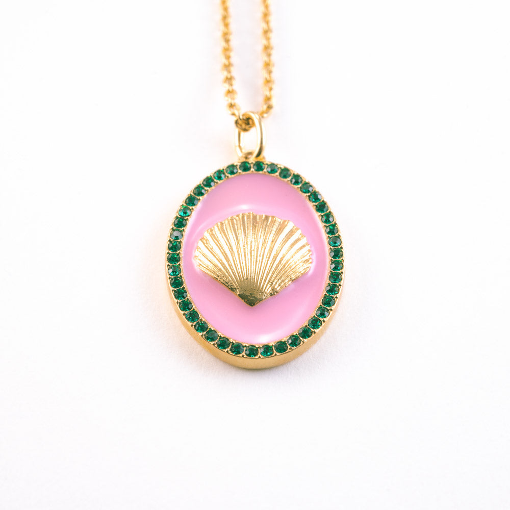 Emerald Tiger - La Madrague Medallion Necklace