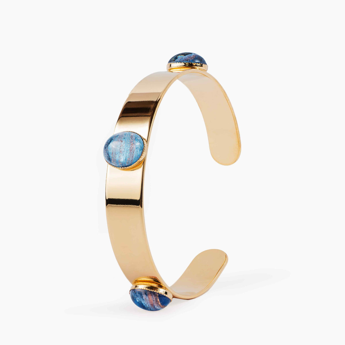 Emerald Tiger - VENEZZIO Gold Bangle Bracelet